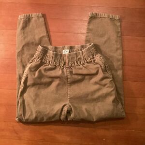 Uncle Fu Retro Clothing Men's Corduroy Pants in Tan Size S